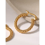 Twisted Gold Elegance